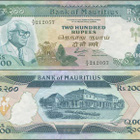 Mauritius 200 Rupees 1985 (P-39a) XF+ harv. - pikkukuva 1