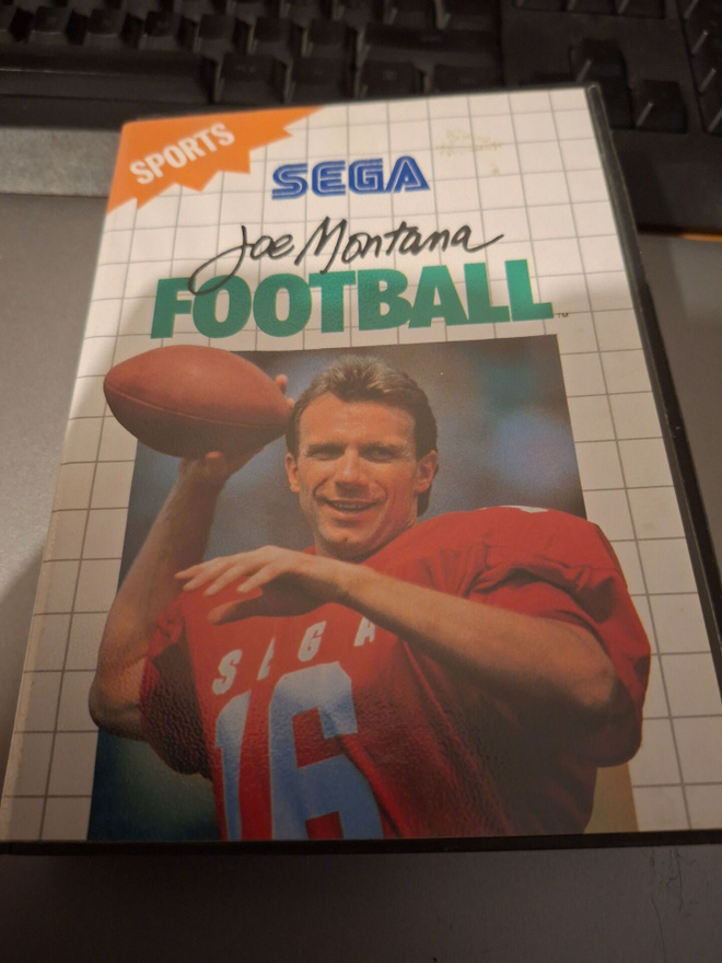 Sega Master System Joe Montana Football CIB