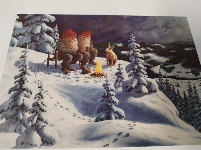 Joulu kortti,kulkematon,vaikka kehyksiin tauluksi.