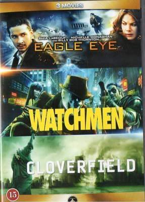 EAGLE EYE / WATCHMEN / CLOVERFIELD (40 515) k -FI- DVD (3)