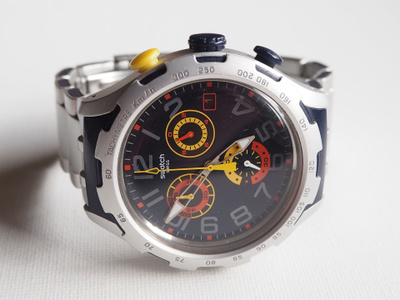 Swatch Irony X Lite Chronograph Quartz.