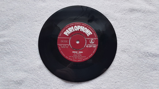 EDDIE SILVER / PAUL BEATTIE - ROCKIN ROBIN / BANANA 7" SING.