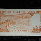 Cyprus Kypros 50 sent 1983 P52 sn488 XF+ - pikkukuva 2