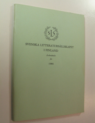 Svenska litteratursällskapet i Finland, Årsberättelse för...