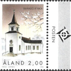 Ål 1996 Brandön kirkko 2,00 mk välilöpari logo ** LaPe 119 - pikkukuva 1