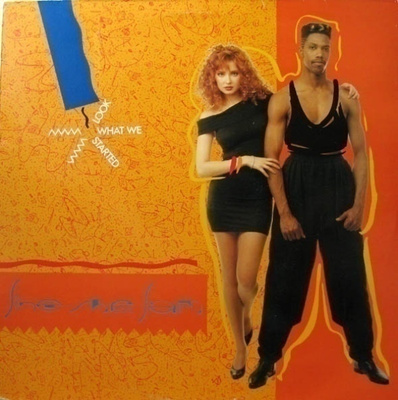 SHE-SHE SAM  ::  LOOK WHAT WE STARTED  ::  VINYYLI LP   1988