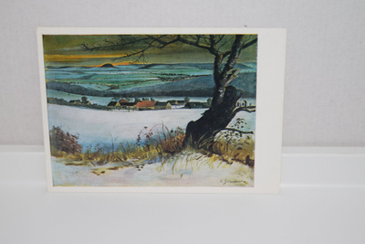 Postikortti (B) Weite winterlandschaft