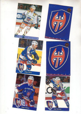 Tappara, jääkiekkokortit 6 kpl. mm. Timo Jutila.