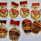 7xVANHA Merkki CCCP Sosialistisen Kilpailun Voittaja KOMEAT - pikkukuva 1