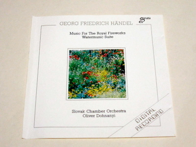 Georg Friedrich Händel : Feuerwerksmusik / Wassermusik - CD
