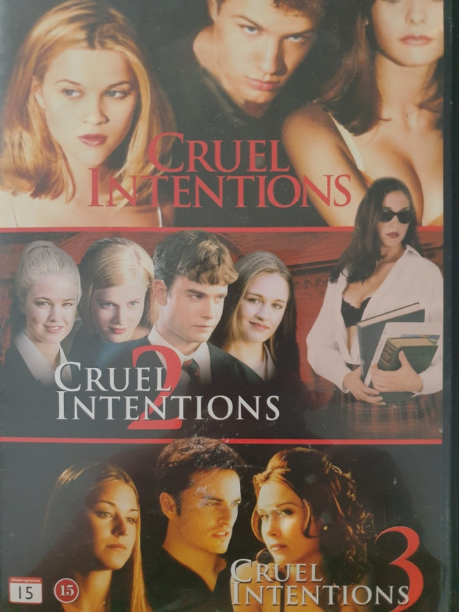 CRUEL INTENTIONS - JULMIA AIKEITA 1-3 DVD