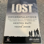 2011 Rittenhouse LOST Relics Autographs #NNO Kenton Duty - pikkukuva 2