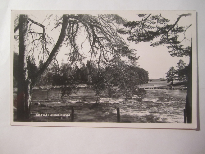 VANHA Postikortti Kotka 1950-l Alkup.Mallikappale
