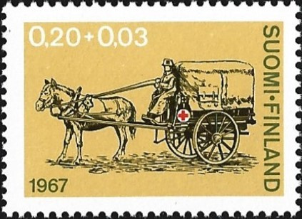 1967 Punainen Risti  0,20 + 0,03 mk **  LaPe 630