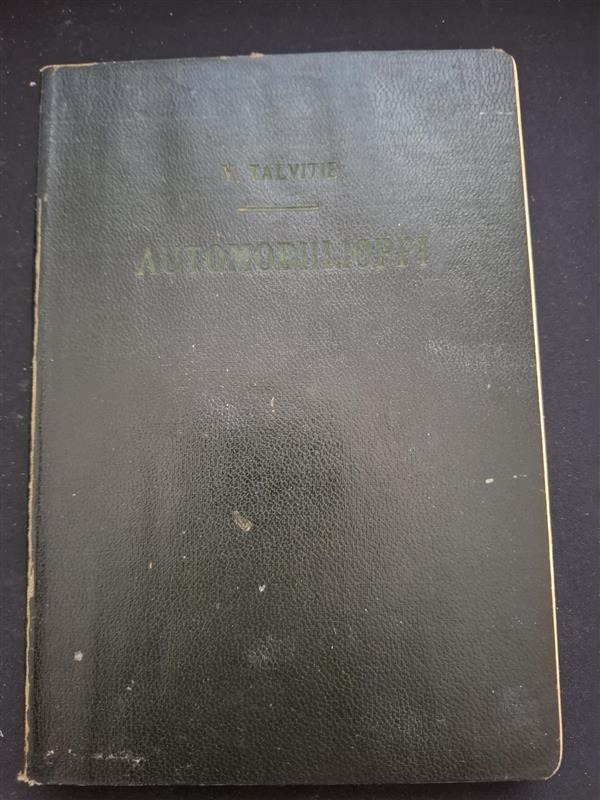 Yrjö Talvitie : Automobiilioppi