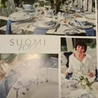 SUOMI 100 uudet LAUTASSETTI 4 + 4 lautasta, SINI-VALKOINEN, - pikkukuva 2