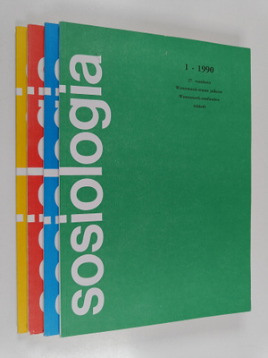 Sosiologia vuosikerta 1990 1-4