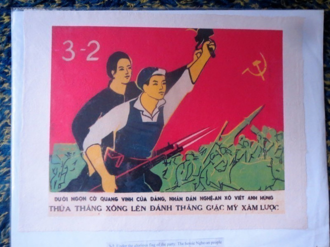 Vietnamilainen propagandajuliste