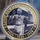 Paavo Nurmi Olympia merkki 1920-1924-1928. Kapselissa - pikkukuva 5