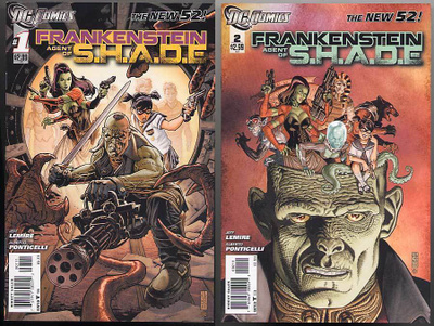 Frankenstein: Agent of S.H.A.D.E. (#1-4; 2011-2012)