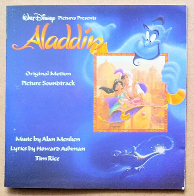 Walt Disney: ALADDIN - Original Soundtrack EU CD 1992 Menken