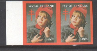 Tub joulumerkki 1972 Hammastamaton pari (2)