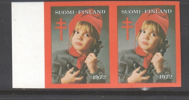 Tub joulumerkki 1972  Hammastamaton pari (2)