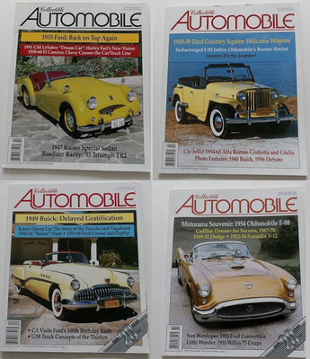 Collectible AUTOMOBILE -lehden vanhoja numeroita vuosi 2003