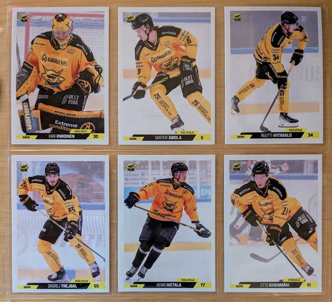 2023-24 Cardset Series 2 SaiPa Team Set 12 korttia (301-312)