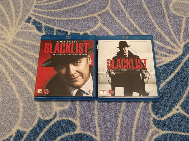 The Blacklist Kausi 1 ja 2 Blu Ray