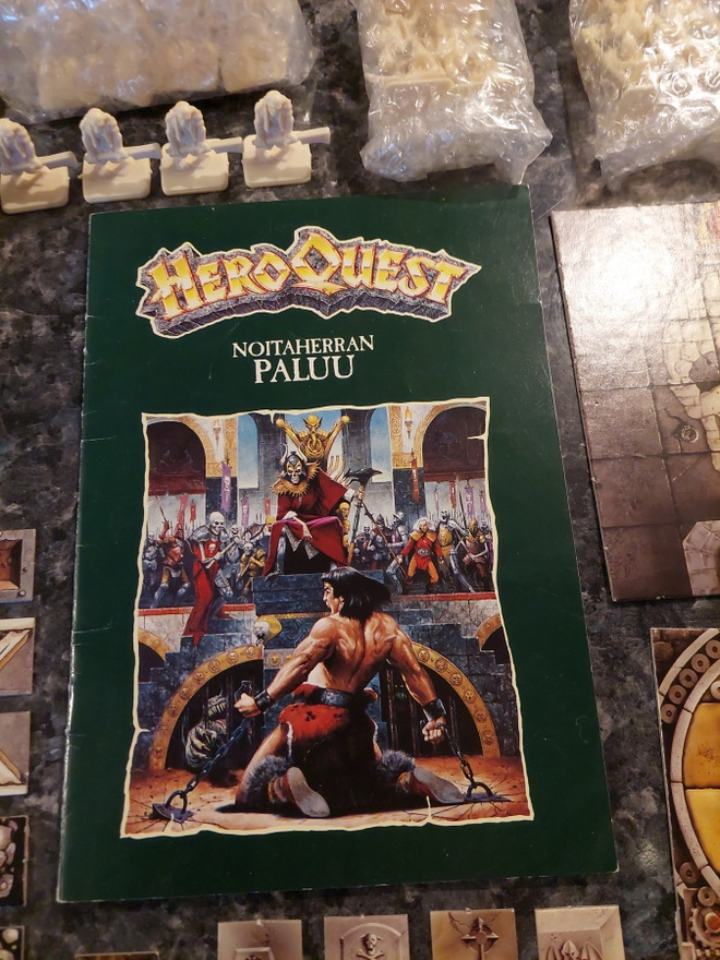Heroquest lautapelin lisäosa Kellarin linnake