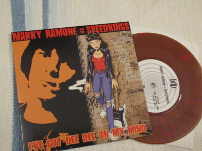 Marky Ramone I've got Dee Dee on my mind 7 45 45 ruskea