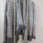 Abercrombie valko-harmaa Neule / Neuletakki - koko XS - S - pikkukuva 1