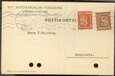 M30 1932 postikortti
