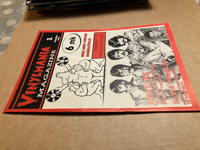 VINYLMANIA 1/1993 ENSIMMÄINEN NUMERO HYVÄ