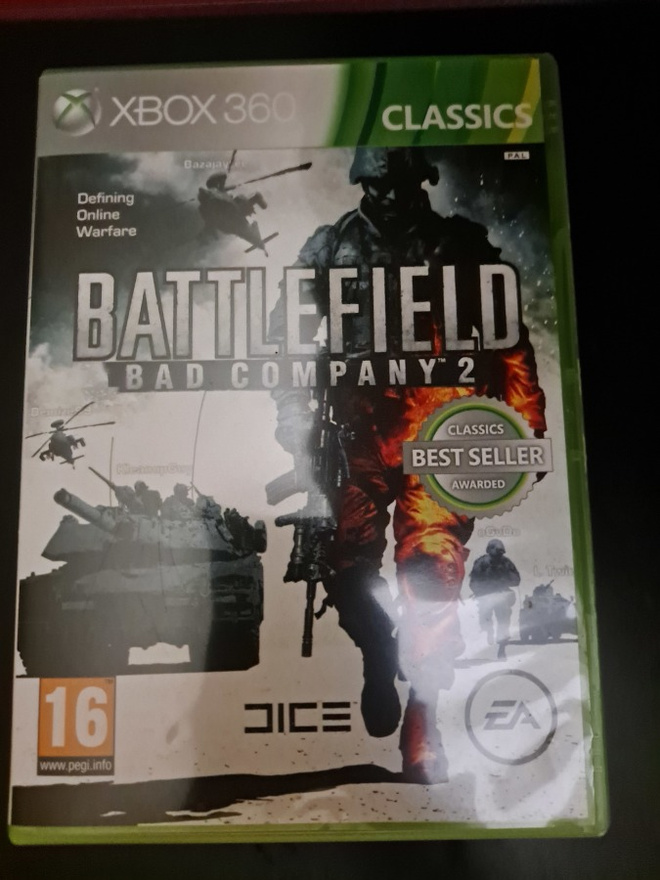 Xbox 360 Battlefield Bad Company 2 peli