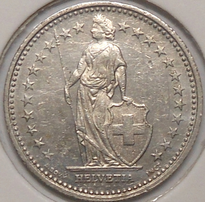 Switzerland. 1/2 franc 1994B.