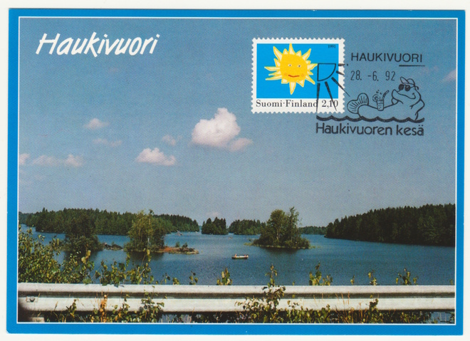 Maksikortti Haukivuori Kapustasalmi 1992