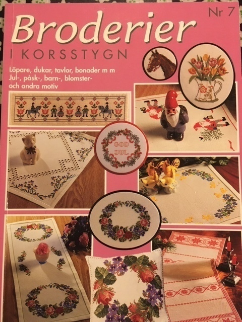 Ristipistomalleja Broderier i korsstygn 7