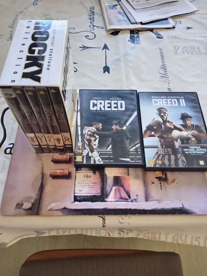 Rocky kokoelma1-5 ja Creed1 ja 2