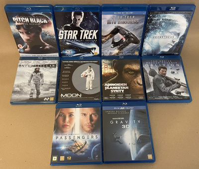 SciFi-elokuvia Blu-ray