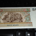 Burma - Myanmar 50 Kyats UNC - pikkukuva 2