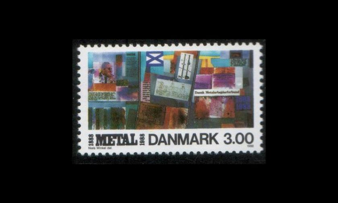 Tanska 926 ** Metallityöväenliitto 100v (1988)