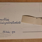 kuulantyöntäjä Elmer Niklander näköiskortti, käsipostia - pikkukuva 2