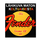 UUSI PYÖREÄ FENDER MATTO Halkaisija 59 cm ILMAINEN TOIMITUS - pikkukuva 2