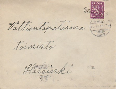 1936, Kirje ???, rivileima Saaroinen