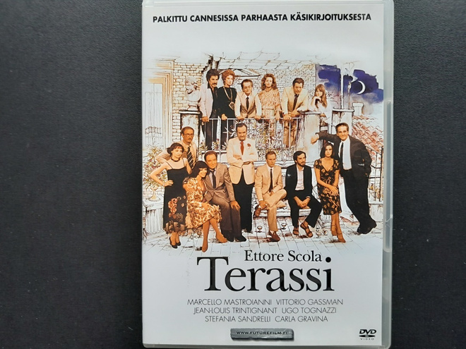 DVD: Terassi / La Terrazza (O:Ettore Scola 1980/2008)