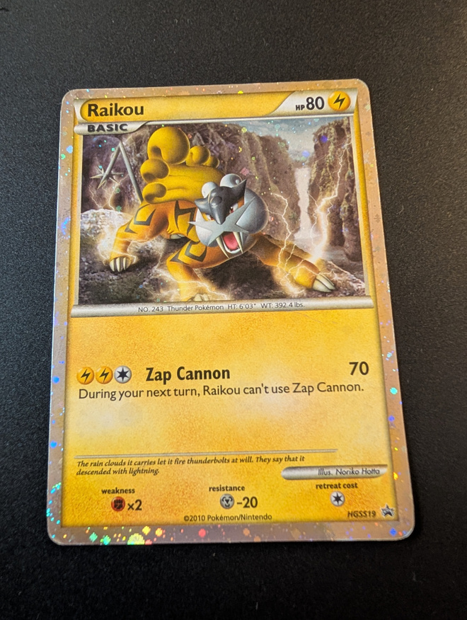 Raikou HGSS19 Promo