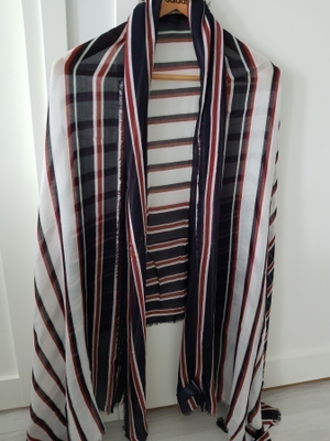 Isokokoinen raidallinen Tommy Hilfiger Huivi