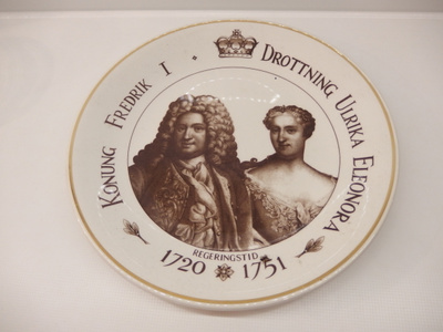 Keräilylautanen Ruotsin kuningasparit, v. 1720 - 1751 pari